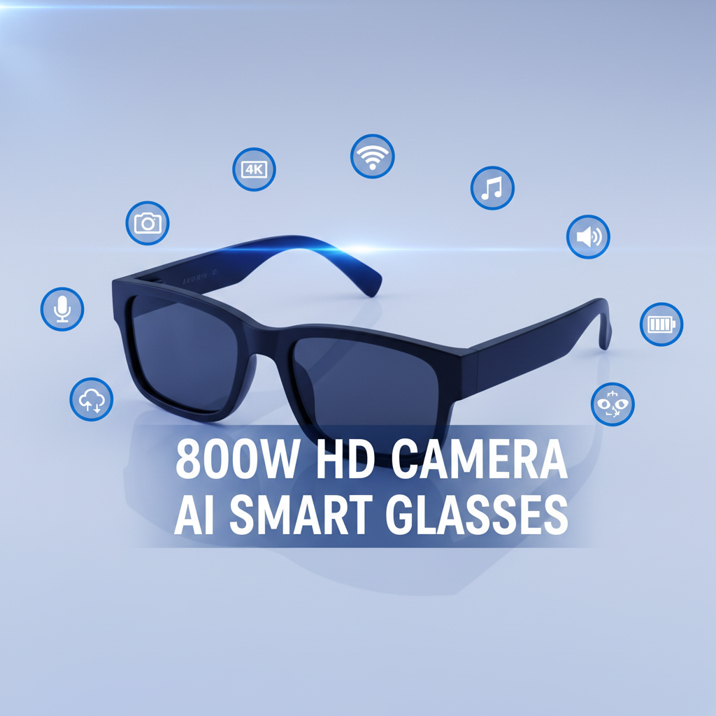 AI Smart Glasses - Flat lay