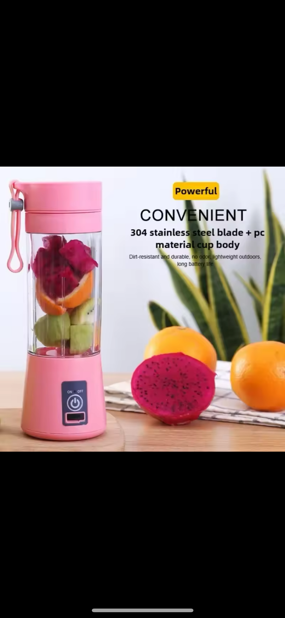 Portable Blender for Smoothies & Protein Shakes | USB Rechargeable